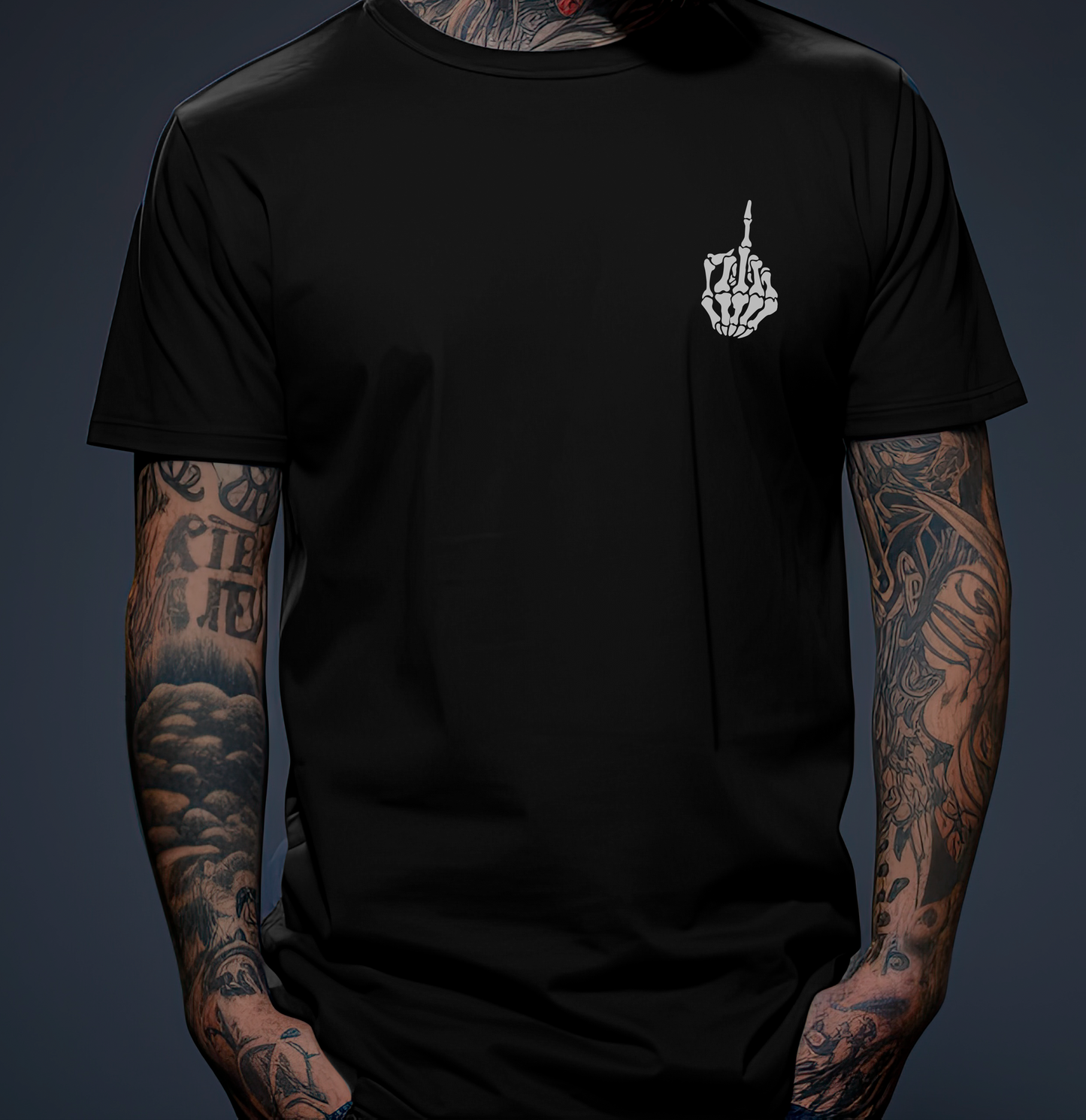 GORDO LOCO: F#CK FENTANYL SEAL BLACK T-SHIRT